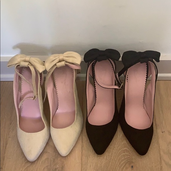 Host Pick!! ππ Bow Trim | Pointed Toe Heels - Picture 7 of 8